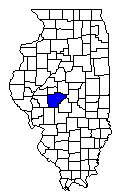 Location of Sangamon Co.